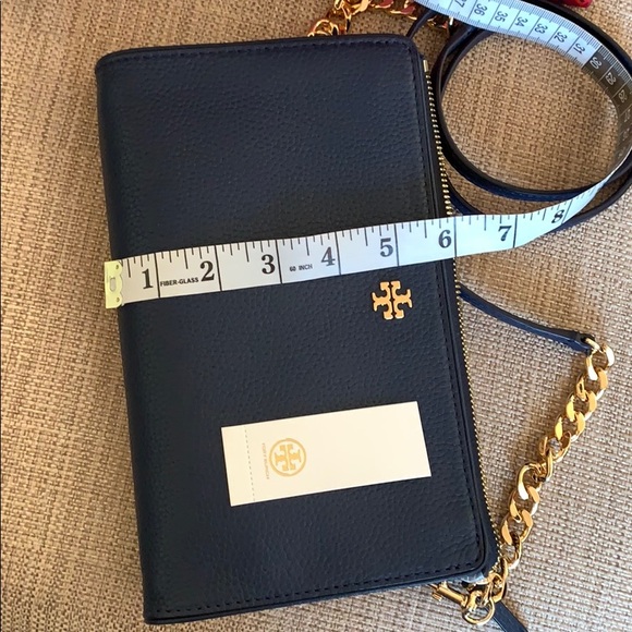 Tory Burch Carter Slim Crossbody Royal Navy - Picture 14 of 16